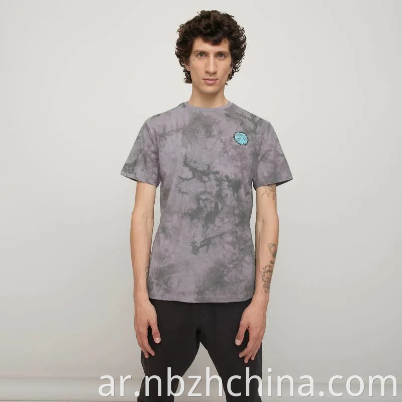 Mens Casual Tie Dye T-Shirt